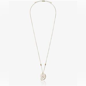 Alex and Ani Crystal Infusion Pull Chain, Nautilus, Kelp Green Pendant Necklace